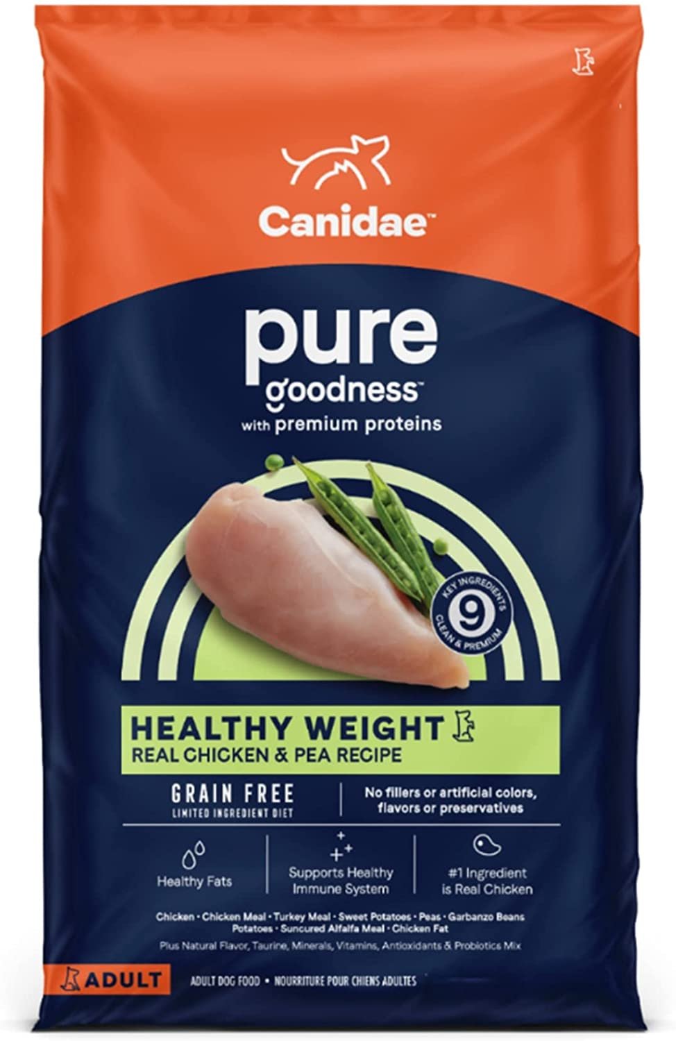 CANIDAE PURE Weight Management, Limited Ingredient Grain-Free Premium Dry Dog Food